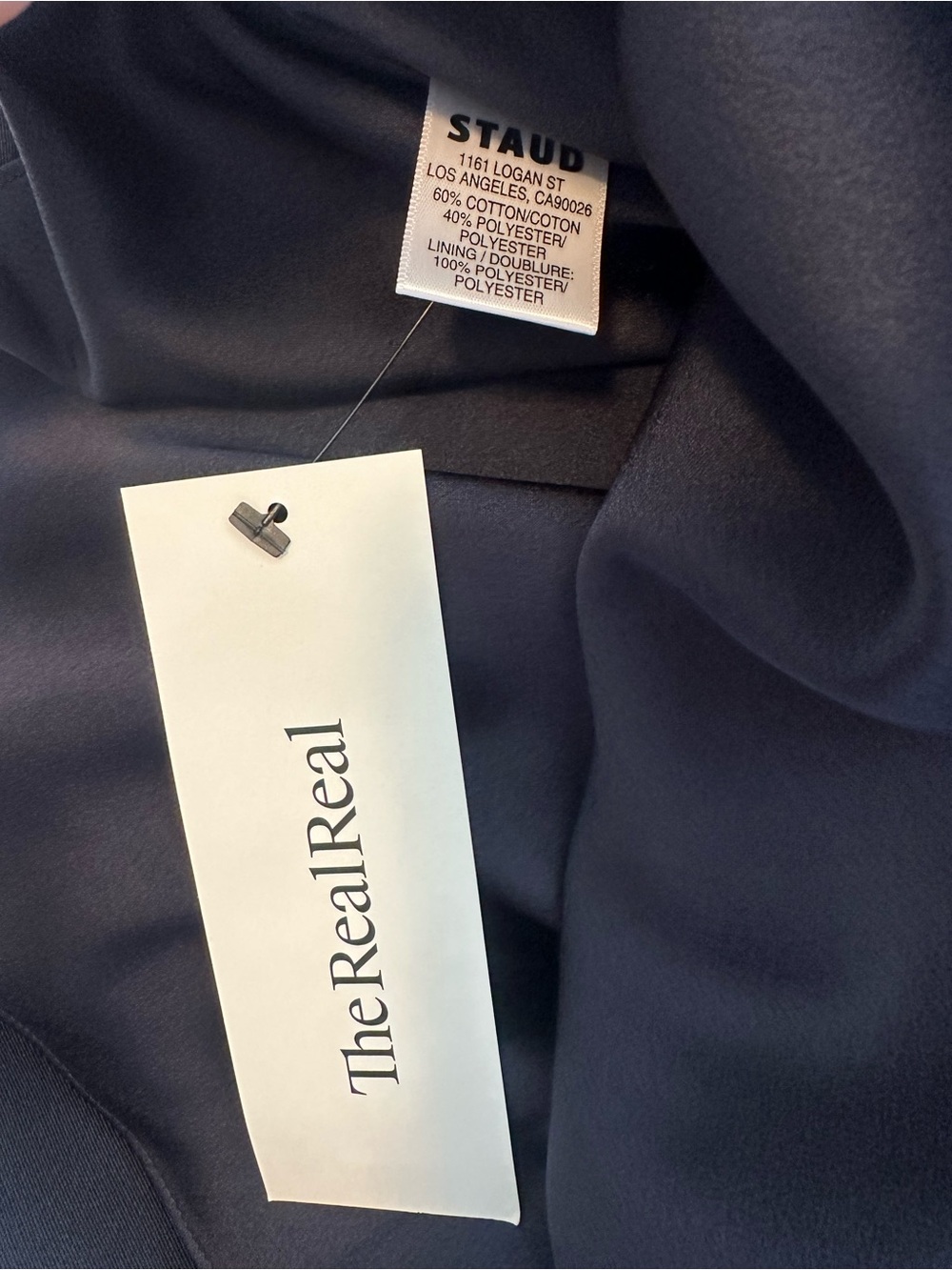 NWT Staud Landscape Dress in Navy size 4 - Picture 11 of 12